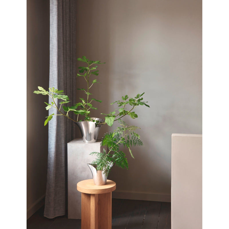 Georg Jensen flower pot polished stainless steel 22.3cm (British brand)