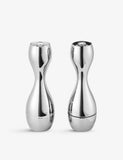 Georg Jensen Cobra salt and pepper grinders, polished steel - British product