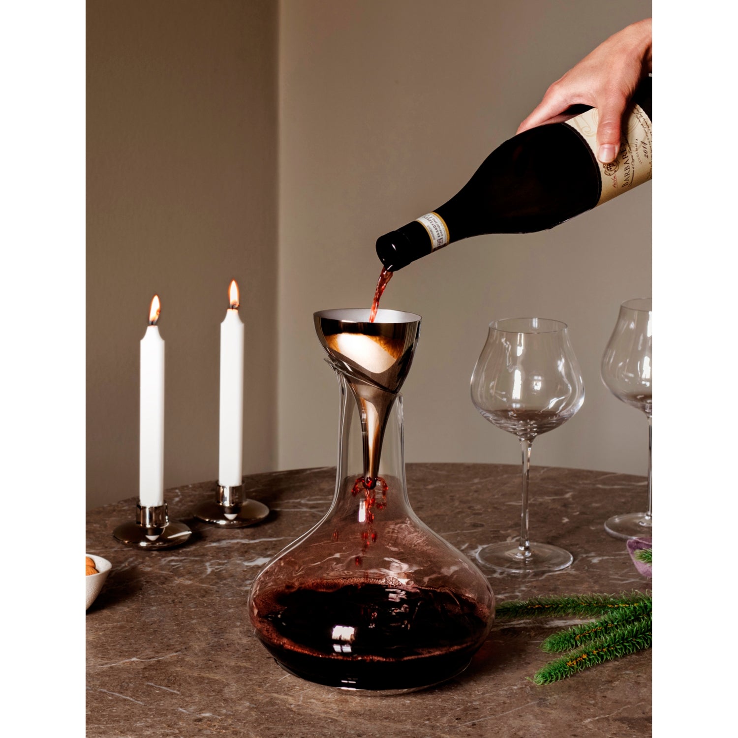 Georg Jensen Sky decanter funnel stainless steel 14cm - British product