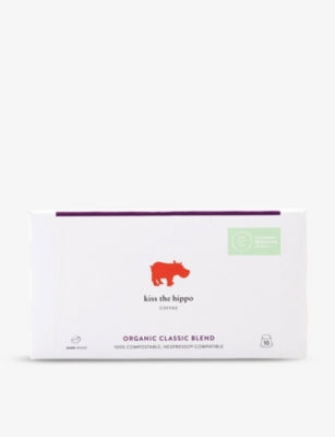 Kiss The Hippo Organic Classic Blend coffee pods 50g (British brand)