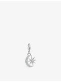 Thomas Sabo star and moon zirconia pendant charm (British brand)