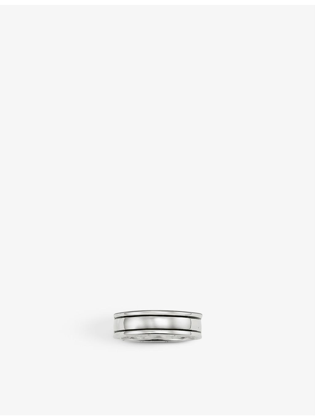 Thomas Sabo blackened sterling silver band ring - British product