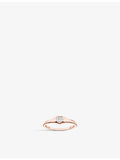 Thomas Sabo 18ct rose gold plated sterling silver ring 5mm (British brand)