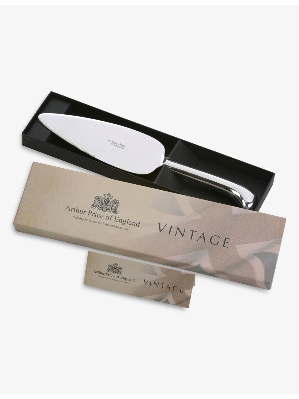 Arthur Price vintage logo-engraved cake server, imported from the UK