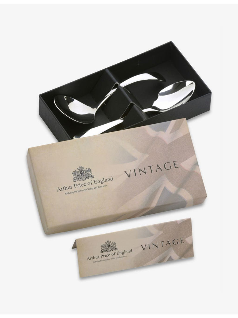 Arthur Price cream and jam spoon set, UK version