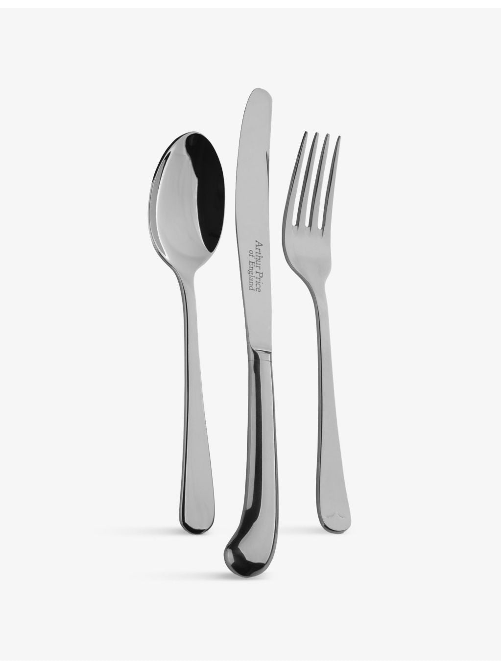 Arthur Price children's cutlery set of three, UK version