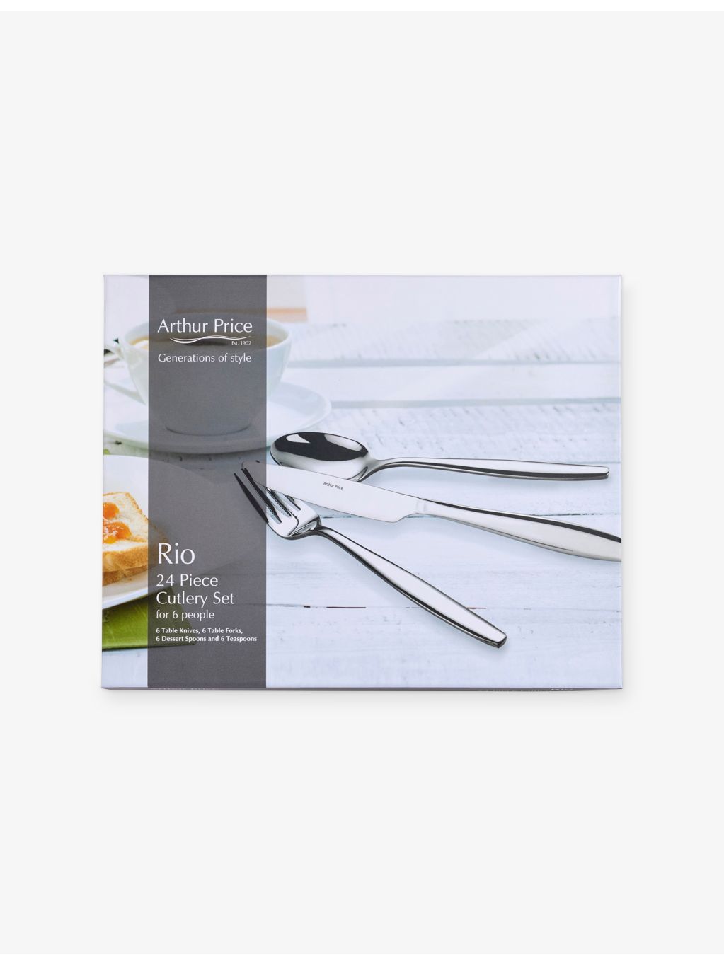 Arthur Price Rio cutlery set 24-piece (British brand)