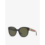 Gucci round-frame acetate sunglasses, imported from the UK