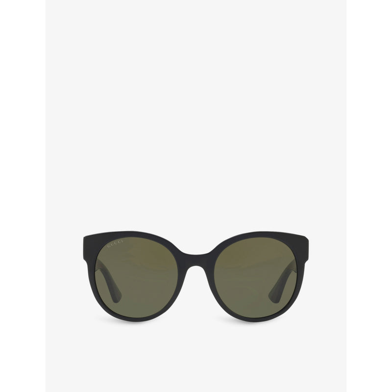 Gucci round-frame acetate sunglasses, imported from the UK