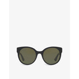 Gucci round-frame acetate sunglasses, imported from the UK
