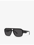 Dolce & Gabbana DG4403 pilot-frame acetate sunglasses, UK version