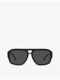 Dolce & Gabbana DG4403 pilot-frame acetate sunglasses, UK version