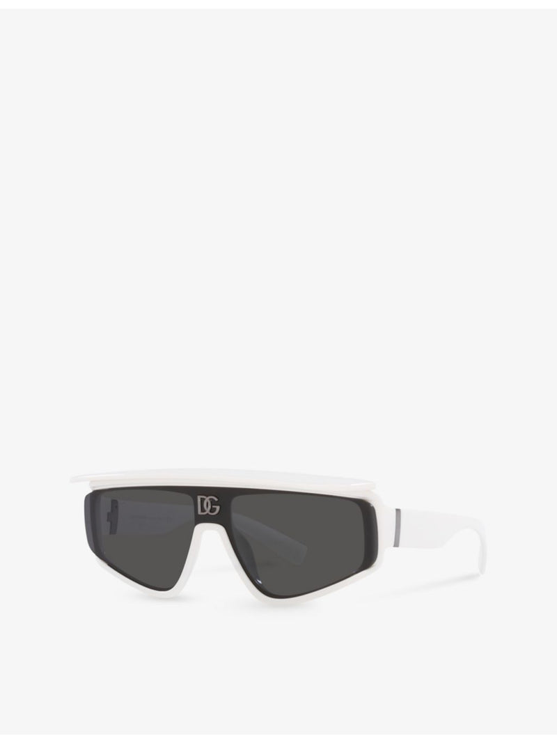 Dolce & Gabbana rectangle-frame nylon sunglasses, UK version