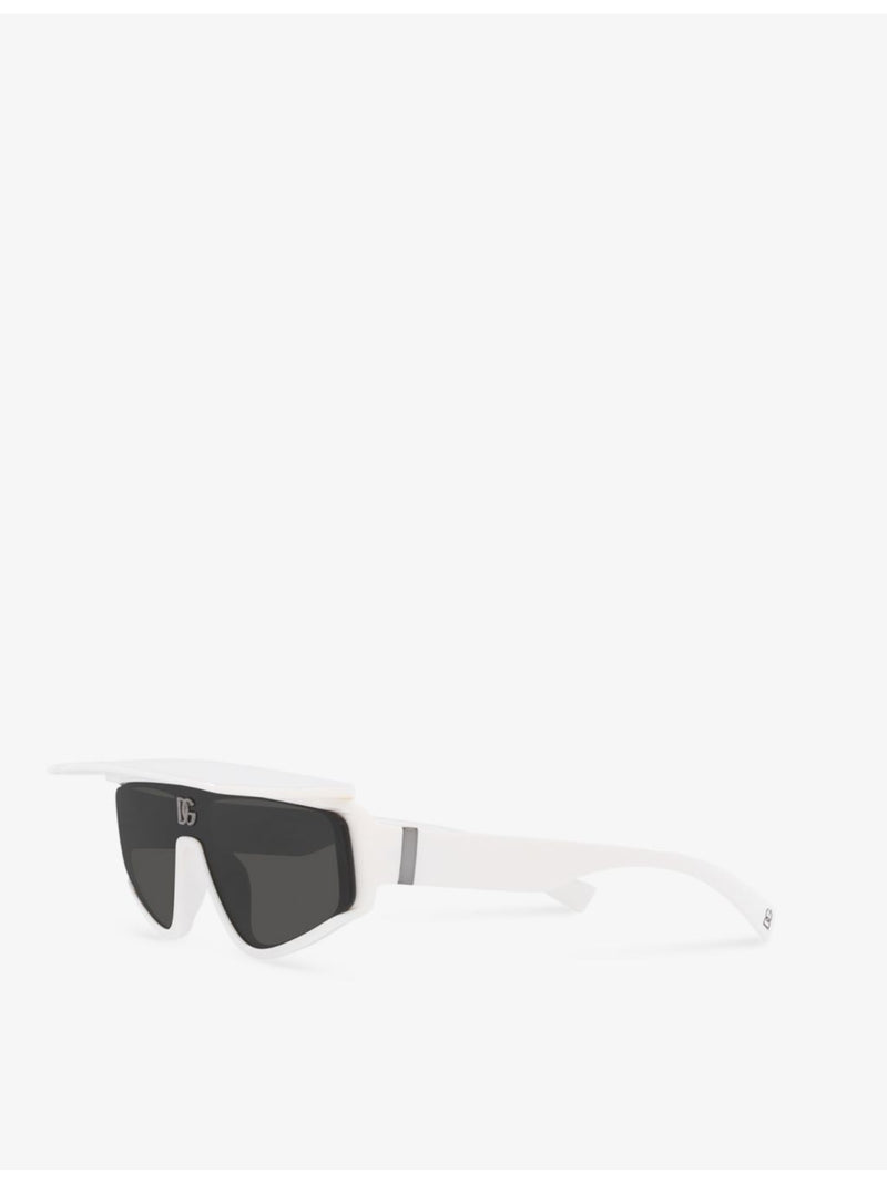 Dolce & Gabbana rectangle-frame nylon sunglasses, UK version