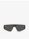Dolce & Gabbana rectangle-frame nylon sunglasses, UK version