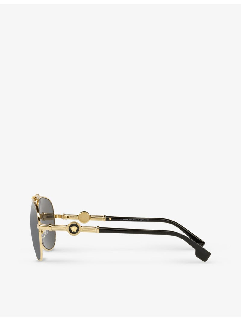Versace VE2236 aviator metal sunglasses, UK version
