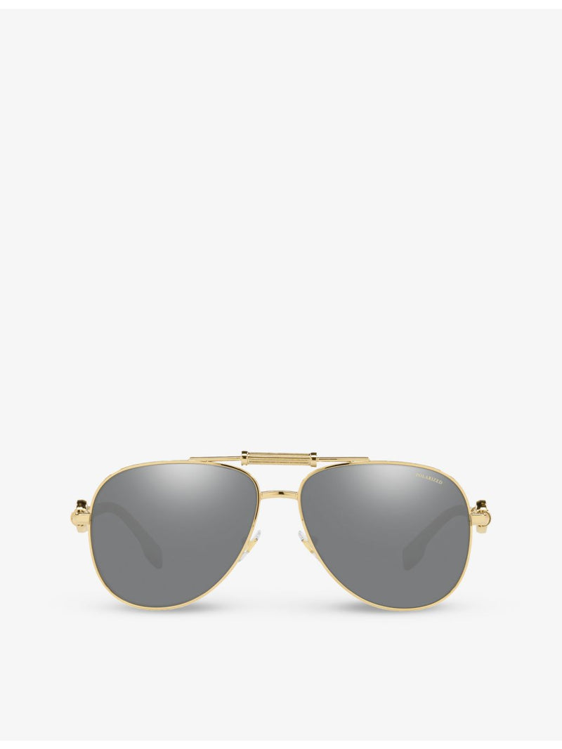 Versace VE2236 aviator metal sunglasses, UK version