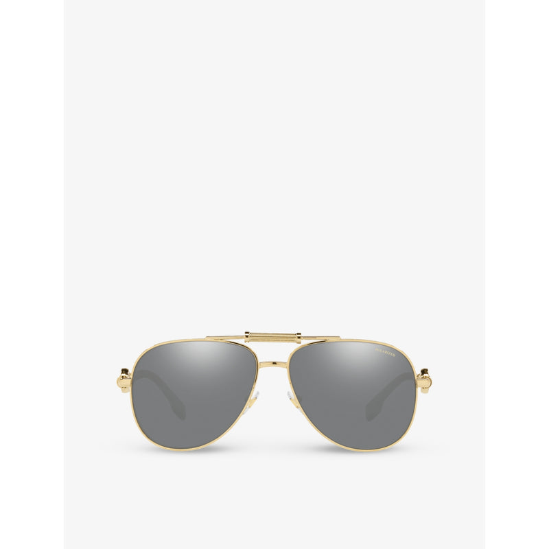 Versace VE2236 aviator metal sunglasses, UK version