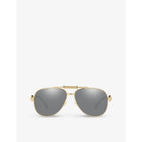 Versace VE2236 aviator metal sunglasses, UK version