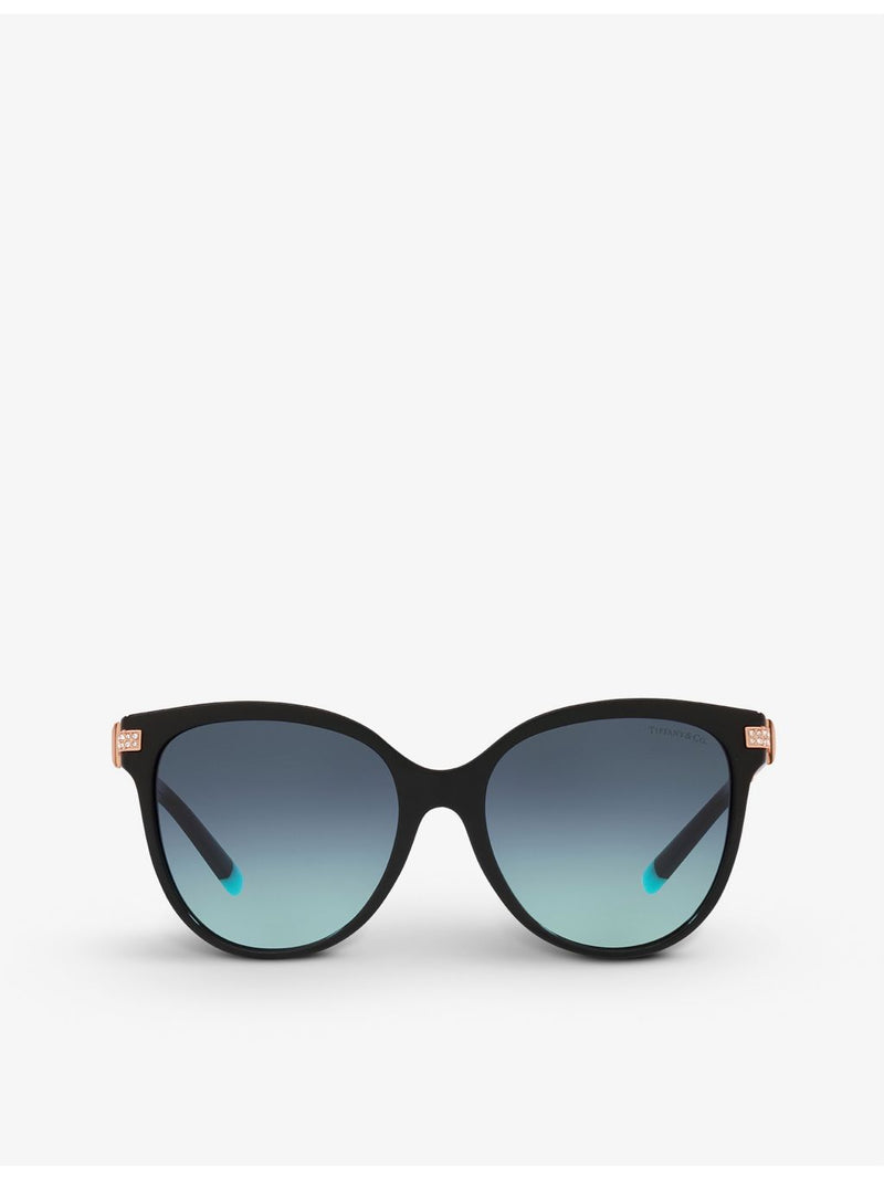 Tiffany & Co TF4193B acetate sunglasses 55mm with gradient lenses, UK version