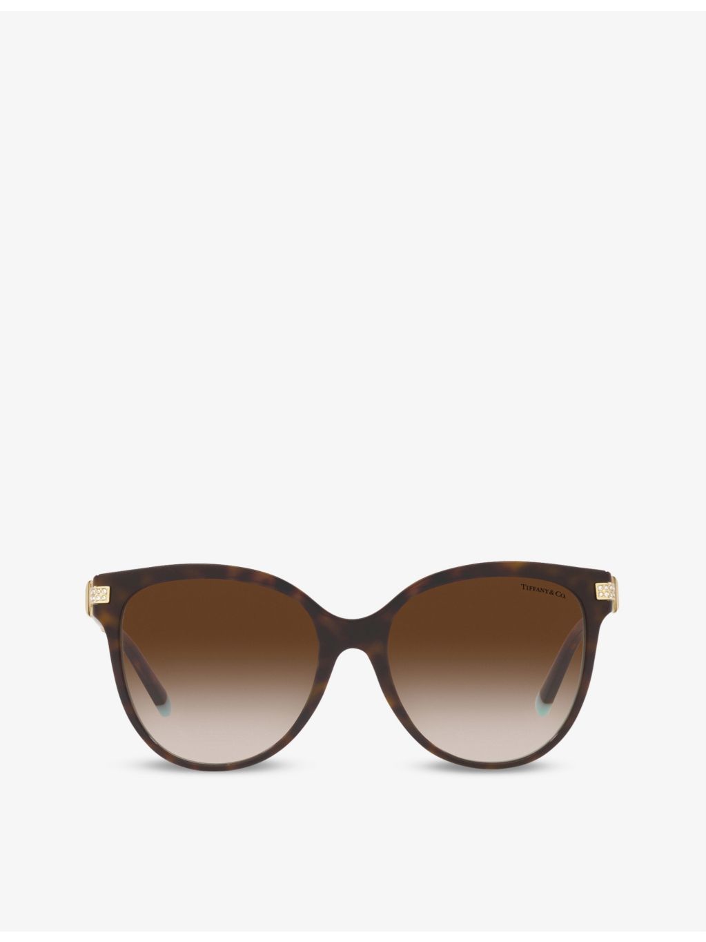 Tiffany & Co acetate pillow-frame sunglasses 55mm lens width, UK version