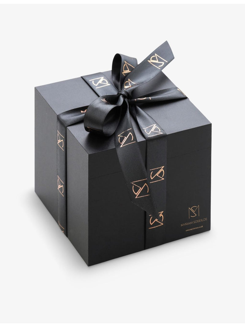 La Maison Couture H initial rose-gold diamond necklace, imported from the UK