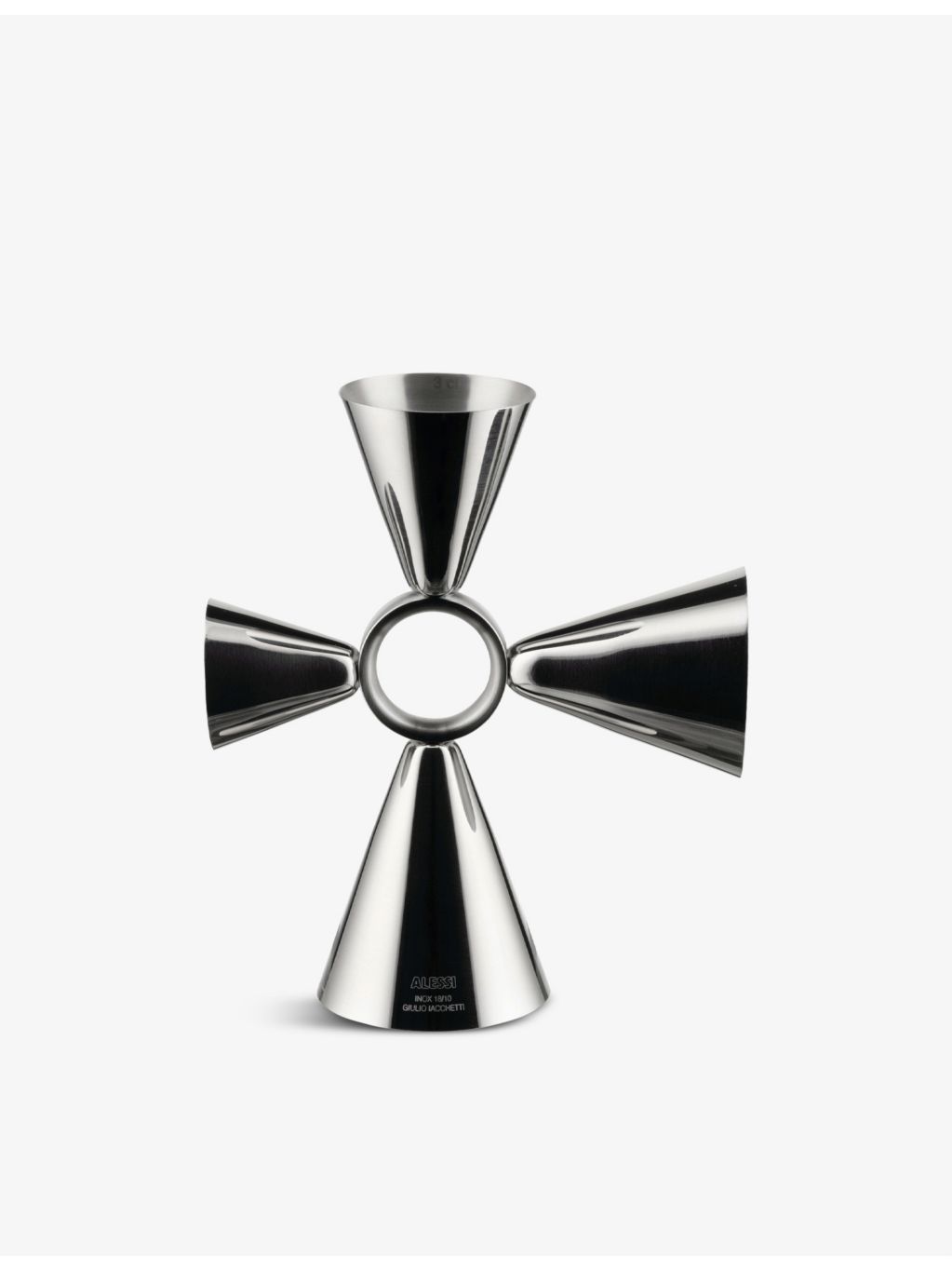 Alessi stainless steel cocktail measurer (British brand)