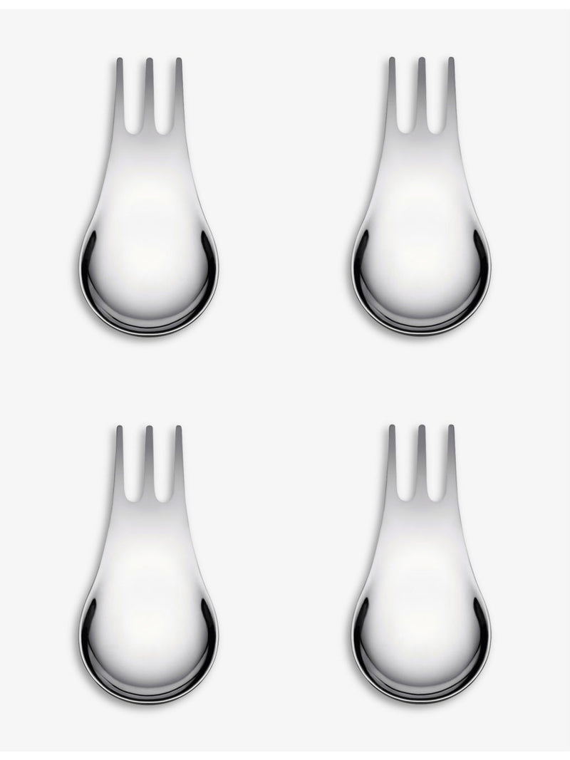 Alessi Moscardino stainless steel cutlery set 8cm, UK version