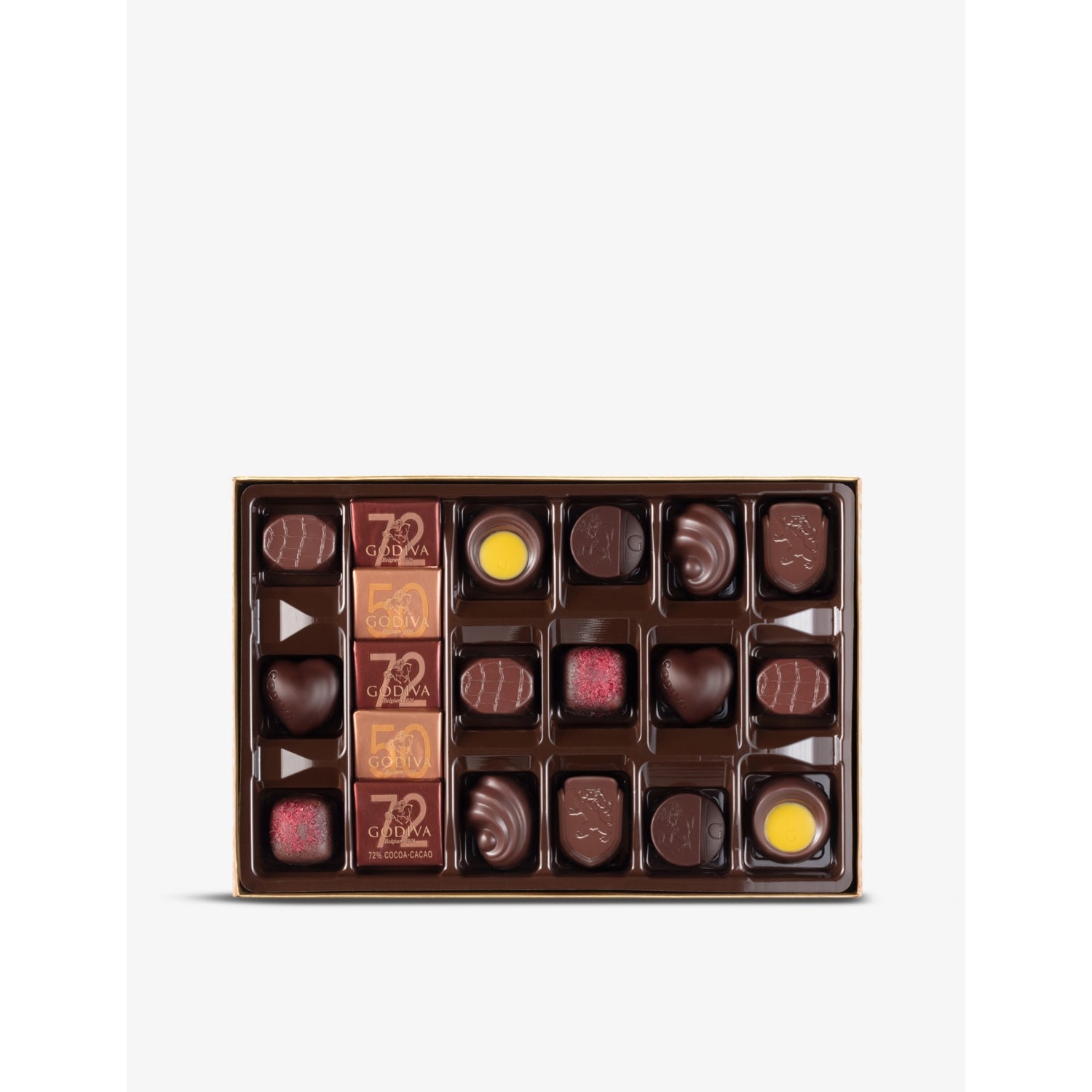 Godiva dark chocolate assortment 20-piece 187g (British brand)