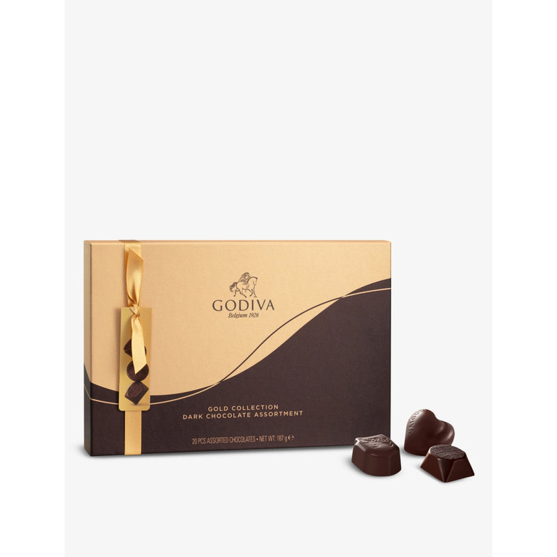 Godiva dark chocolate assortment 20-piece 187g (British brand)