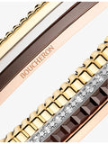 Boucheron Quatre Classique small gold and diamond bangle, imported from the UK