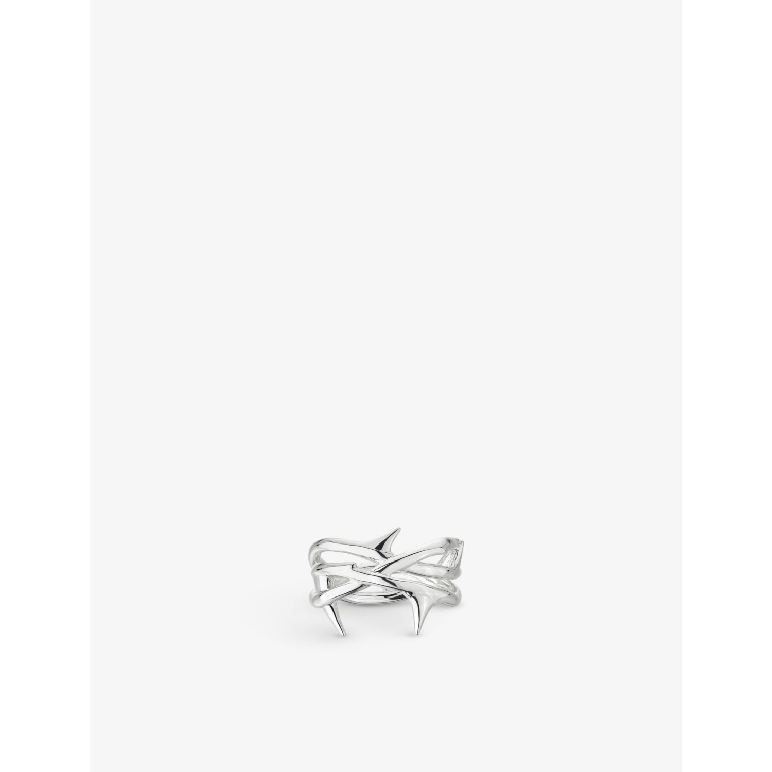 Rose Throne sterling-silver ring - M