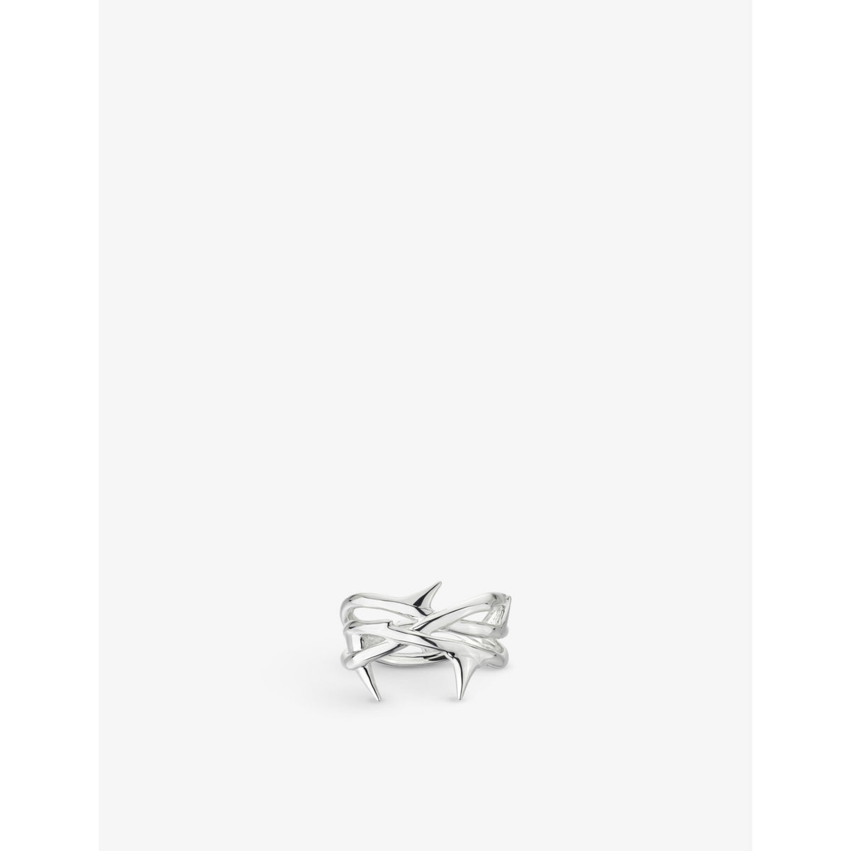 Rose Throne sterling-silver ring - M