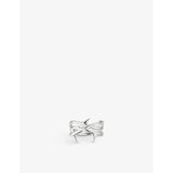 Rose Throne sterling-silver ring - M