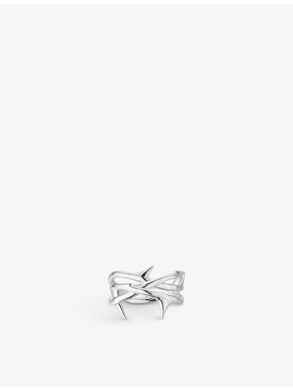 Shaun Leane Rose Throne sterling silver ring, UK version