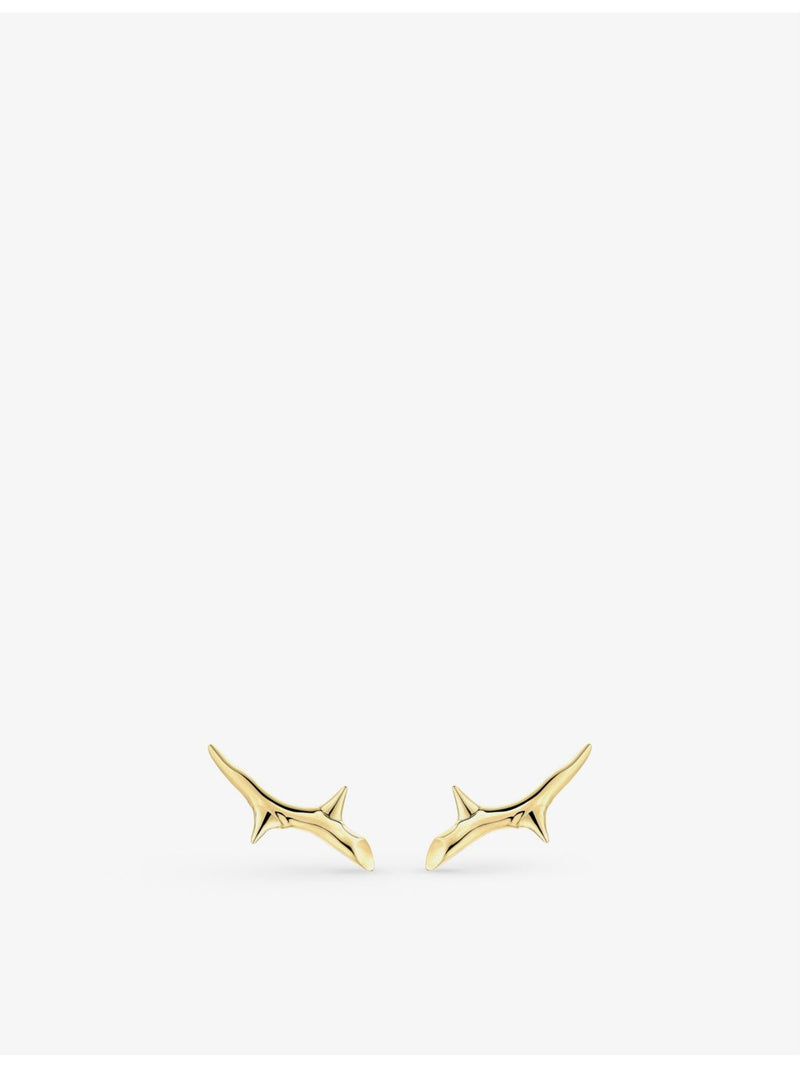 Shaun Leane Rose Thorn gold-tone vermeil earrings, UK version