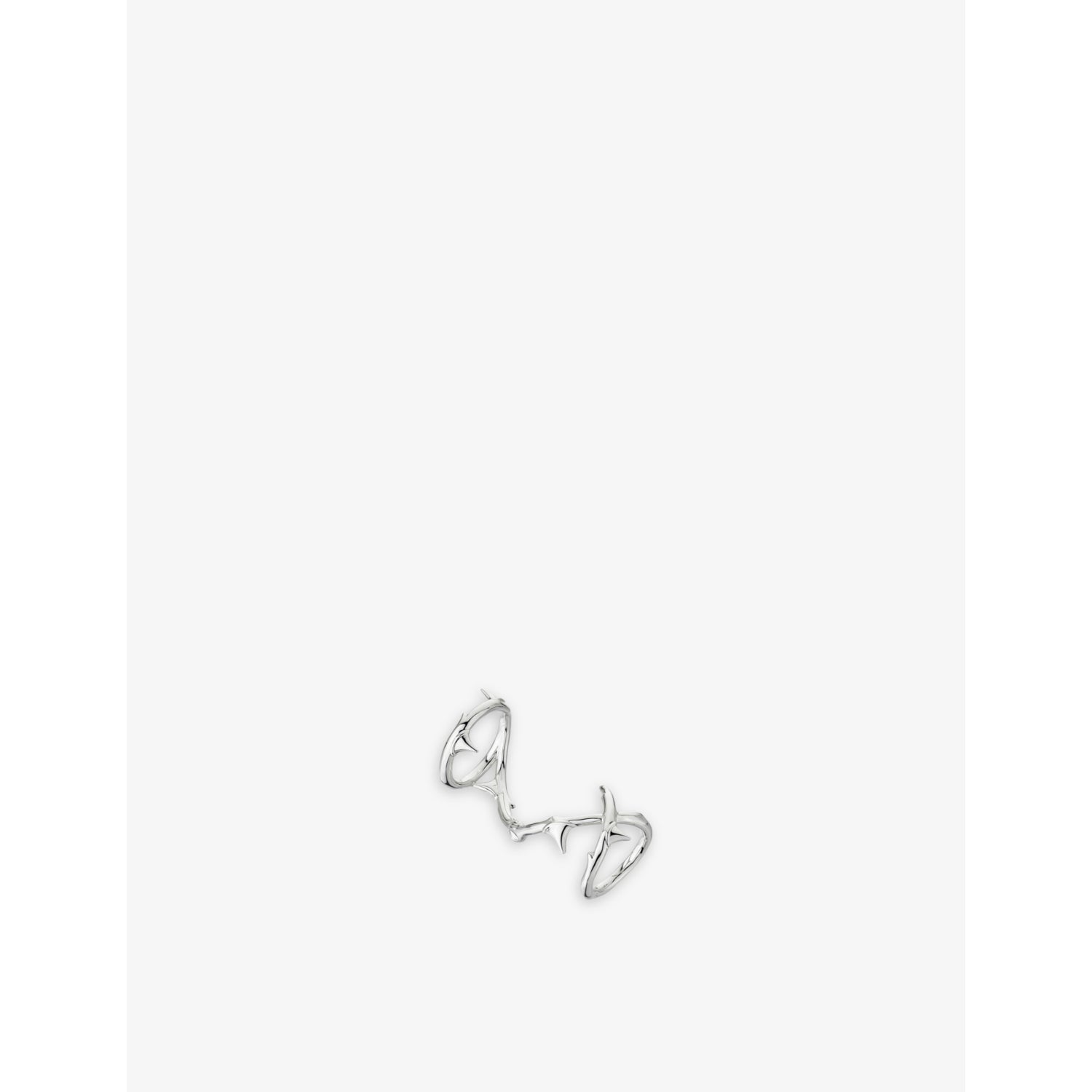 Rose Thorn sterling-silver ring - M