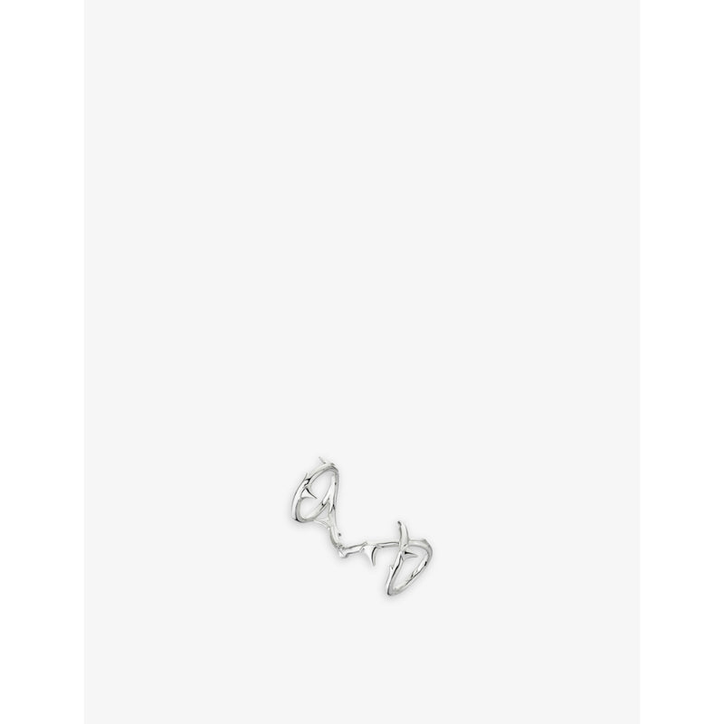 Rose Thorn sterling-silver ring - M
