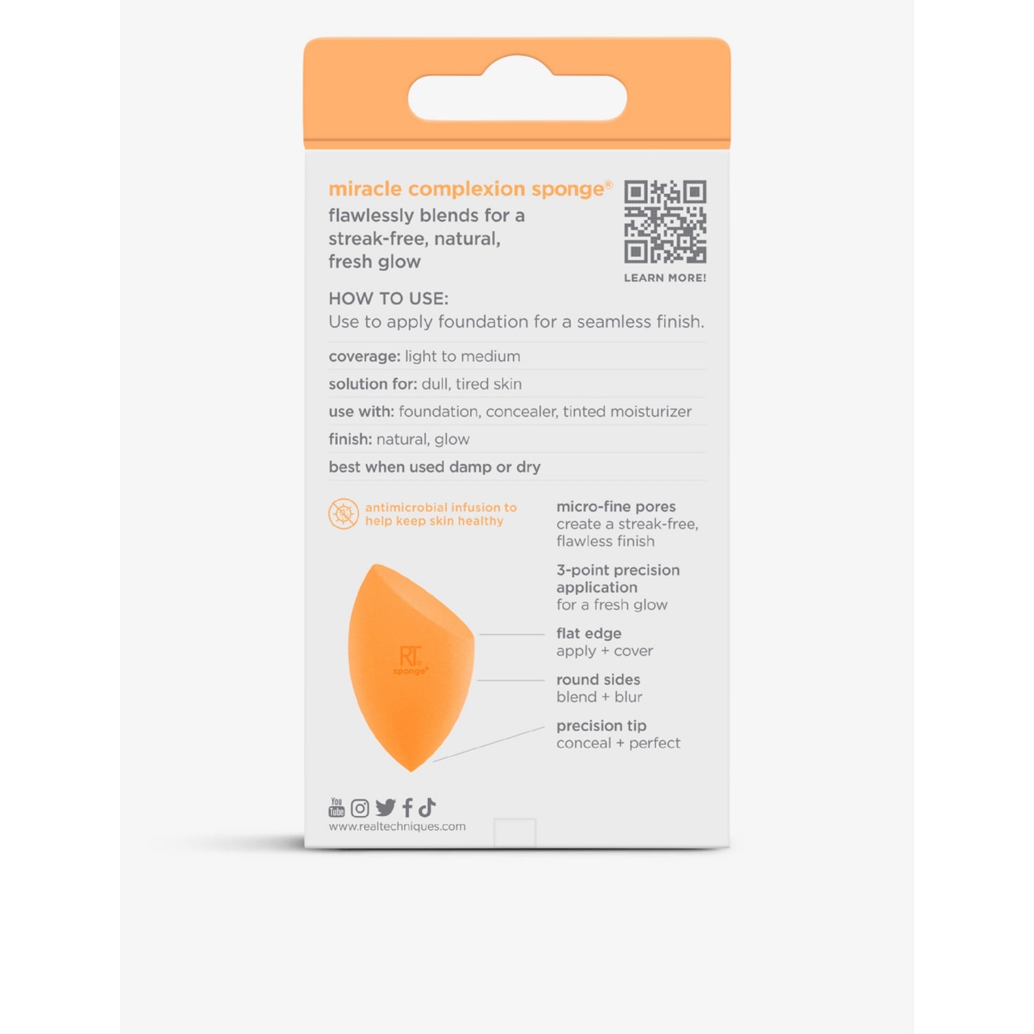 Real Techniques Miracle Complexion makeup sponge - British product
