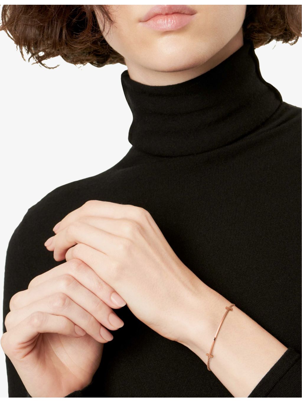 Tiffany T Smile bracelet 18ct rose gold - British product