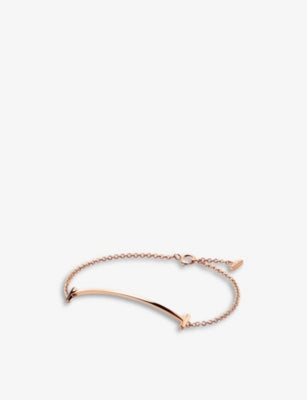 Tiffany T Smile 18ct rose-gold bracelet - S