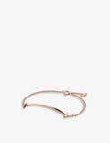 Tiffany T Smile 18ct rose-gold bracelet - S