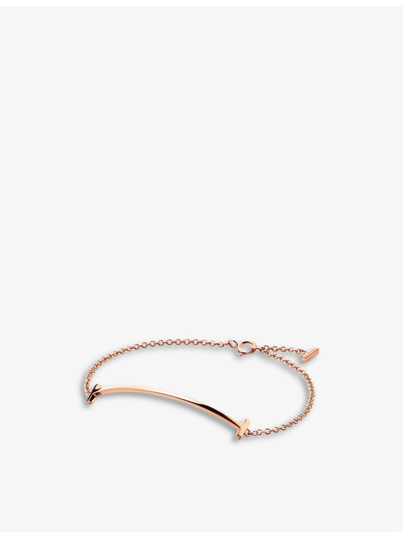 Tiffany T Smile bracelet 18ct rose gold - British product