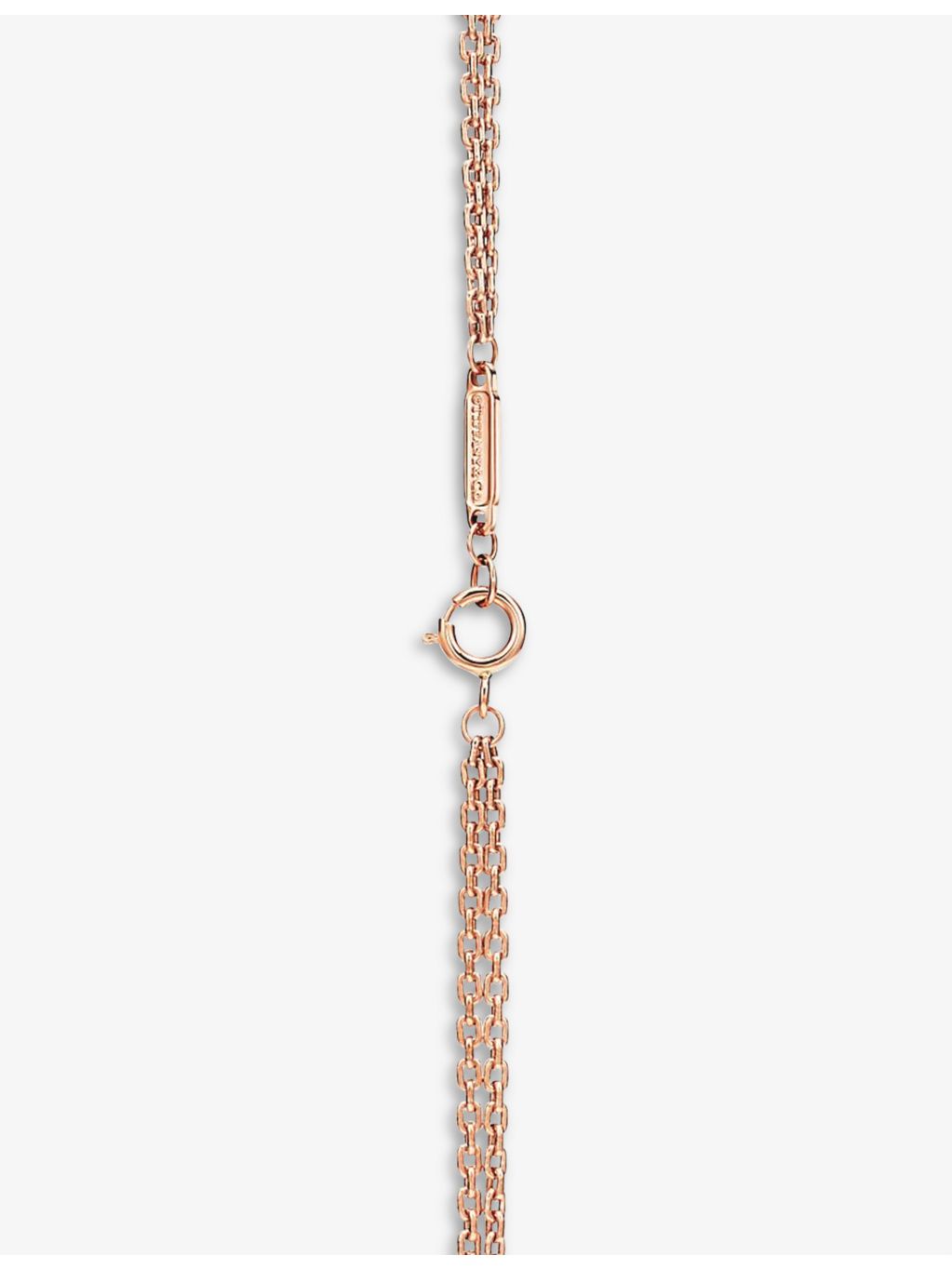 Tiffany & Co HardWear necklace 18ct rose gold, imported from the UK
