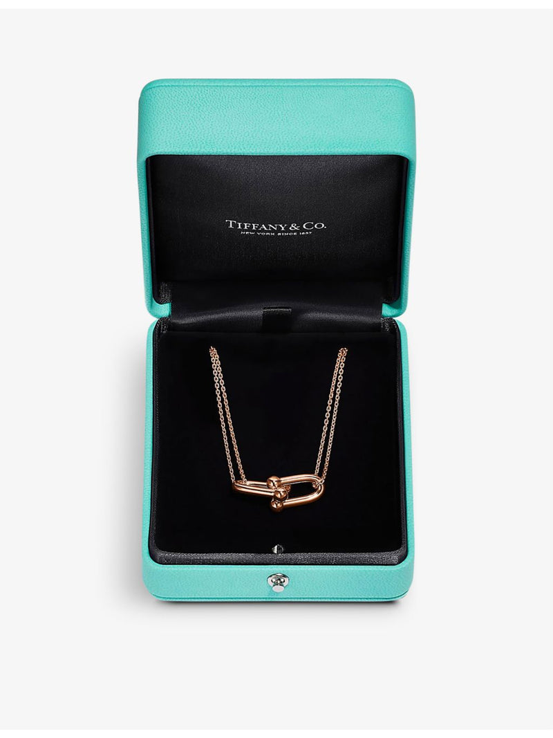 Tiffany & Co HardWear necklace 18ct rose gold, imported from the UK