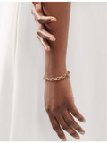 Tiffany HardWear 18ct rose-gold link bracelet 7.5 inch (British brand)