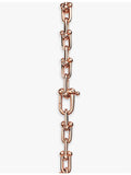 Tiffany HardWear 18ct rose-gold link bracelet 7.5 inch (British brand)