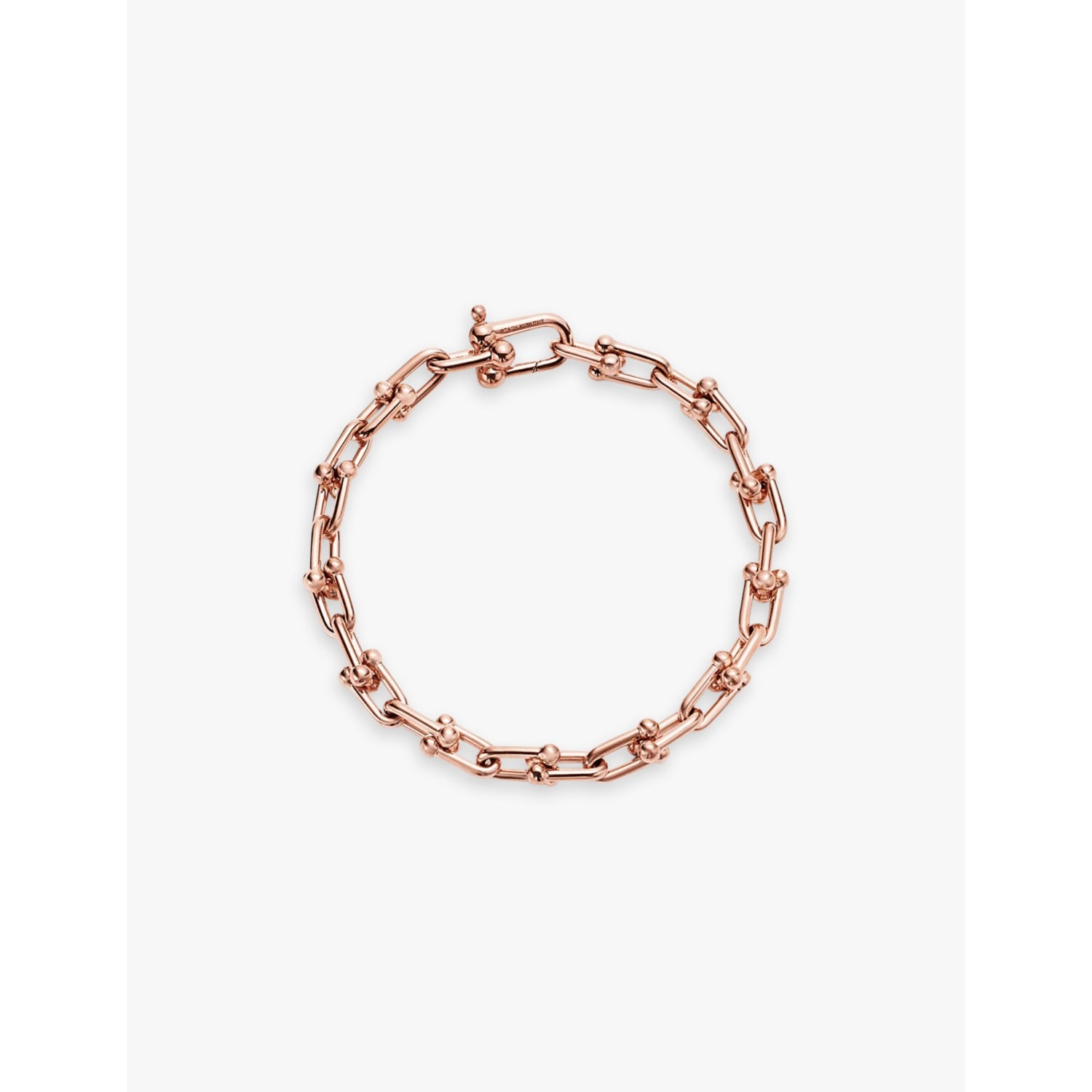 Tiffany HardWear 18ct rose-gold link bracelet - S