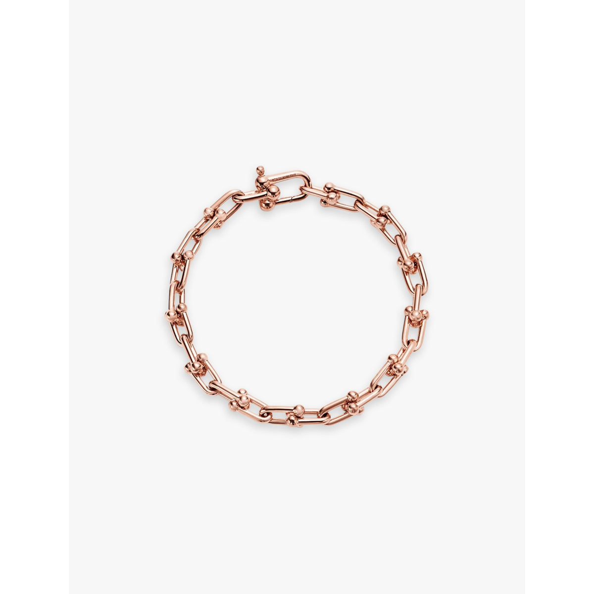 Tiffany HardWear 18ct rose-gold link bracelet - S