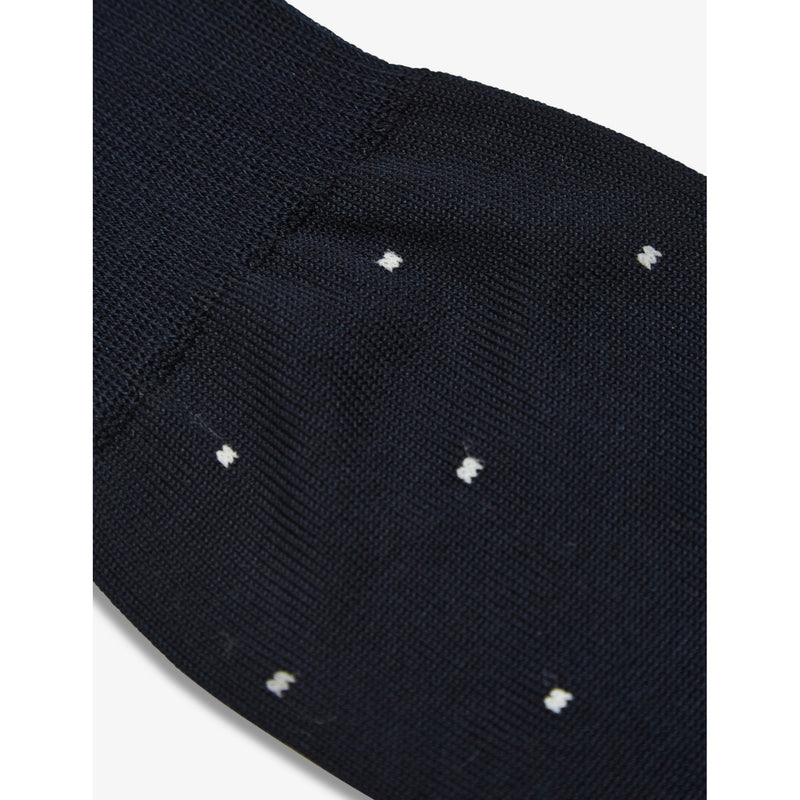 Reiss Mario spot-print cotton socks ankle length, UK version
